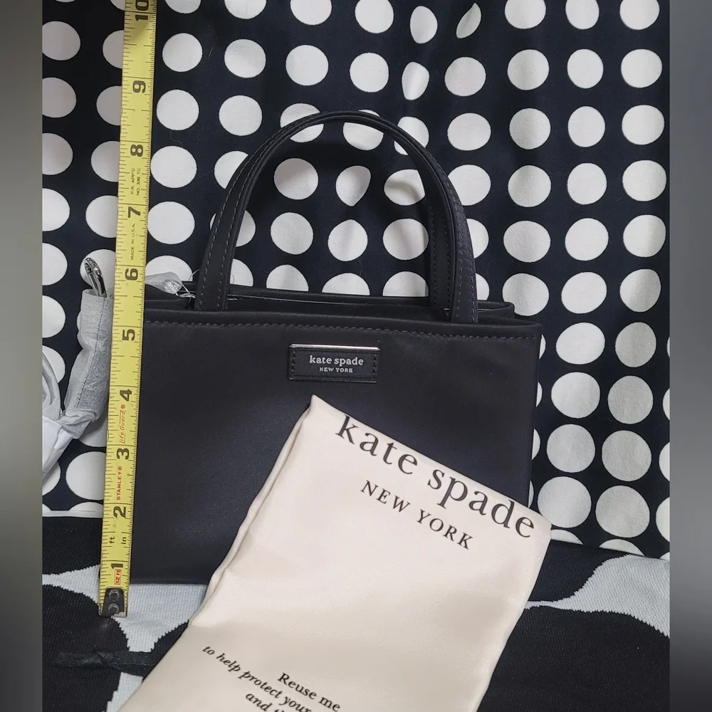 Kate Spade Sam Icon Ksnyl Mini Tote KL193 Blk NWT - Picture 7 of 13